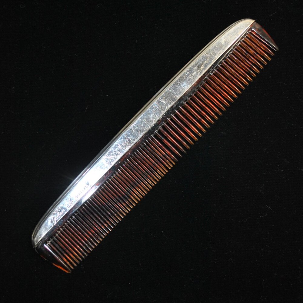 Vintage Gorham Silver Electroplate 4001/6 Comb with Lucite Teeth